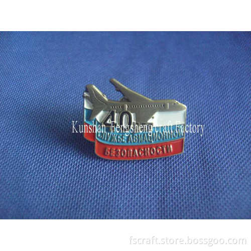 Custom Badge with Two Plating Colour